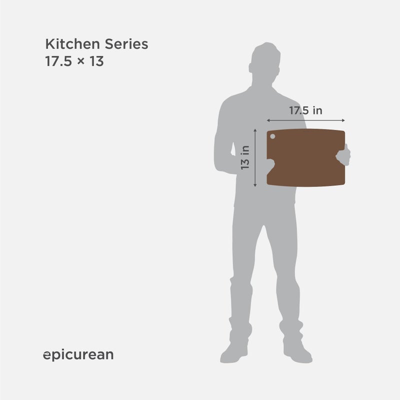 Epicurean Kitchen Series Cutting Board, 17.5-Inch Ã— 13-Inch, Nutmeg - Image 5